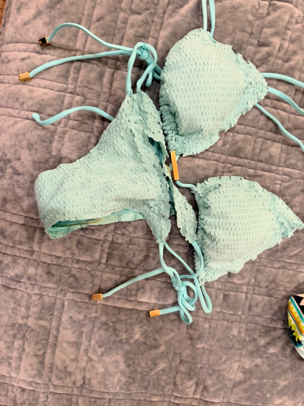 Vix Sky Blue Bikini Set - Size Small / XS - BNWOT